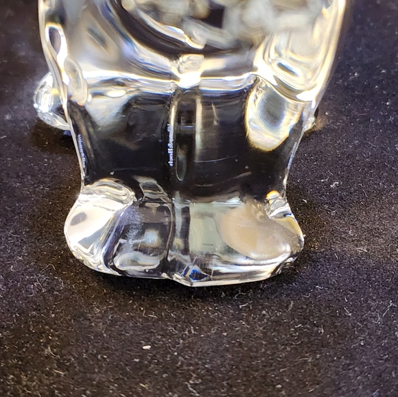 Signed Villeroy & Boch Crystal Dog Figurine Paperweight - Picture 10 of 14